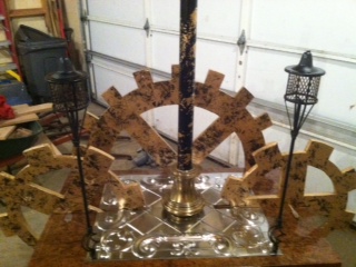 Clock art construction