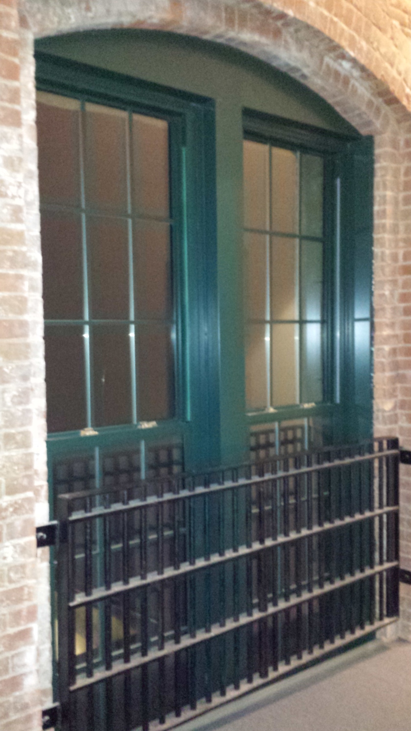 Prison bars preserved at Armory Artswalk Apartments