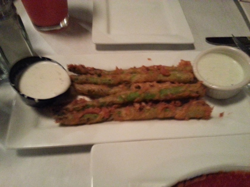 Mmmmm. The magic of asparagus. Green is good.